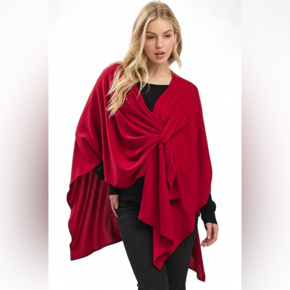 Pull Through Wrap Poncho Shawl